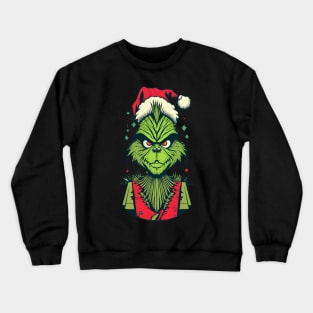 Grinch Punk Crewneck Sweatshirt